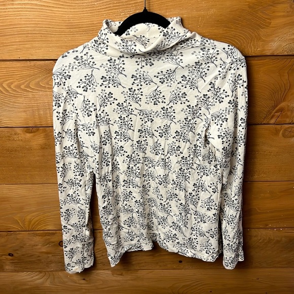 White Stag women’s turtle neck Md long sleeve boho piper floral layer casual Y2K - Picture 1 of 5